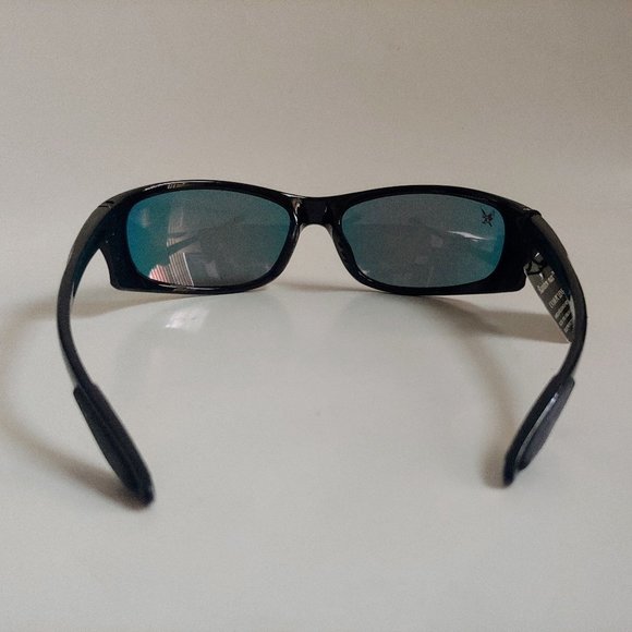 (NWT) Vintge 90's PC Rectangle Wrap Around Sporty Sunglasses (Black/Red M) - Picture 3 of 4